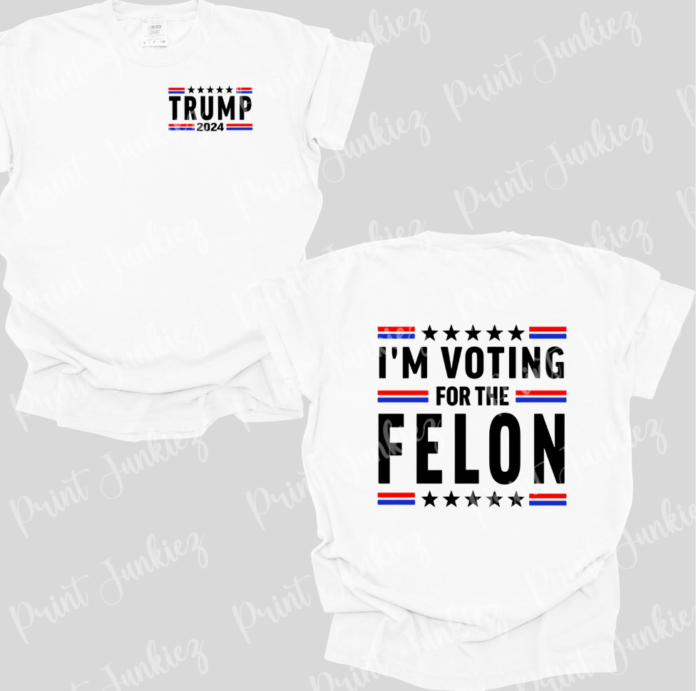 I'm Voting for the Felon Trump 2024