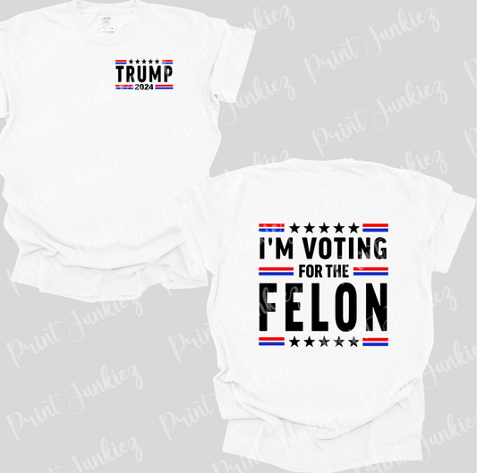 I'm Voting for the Felon Trump 2024