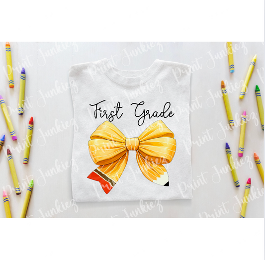 First Grade Pencil Bow