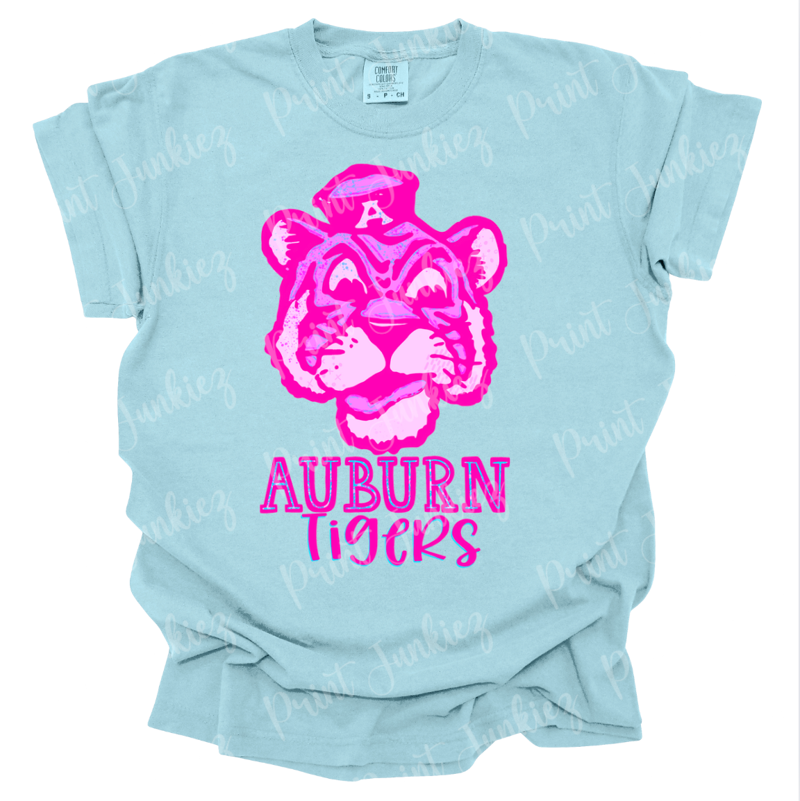 Auburn Tigers Neon Mascot