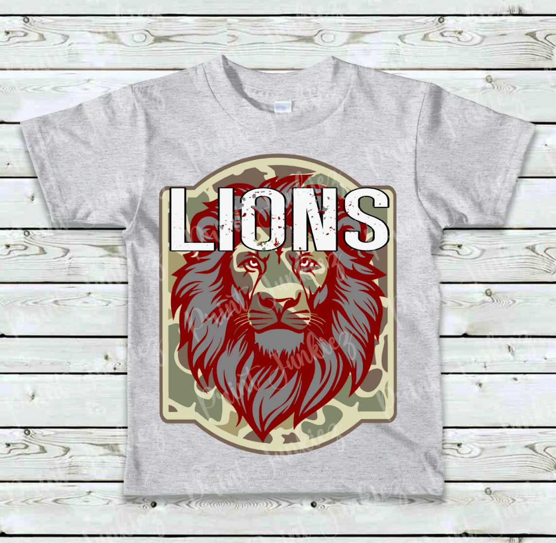 Lions Camo - DIGITAL - DTF