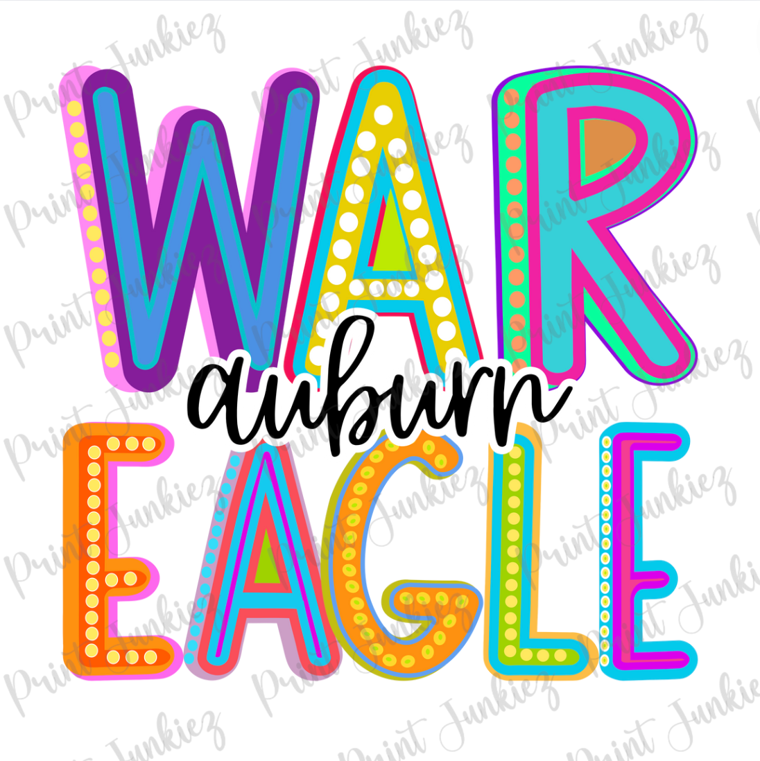 WAR EAGLE auburn Marquee