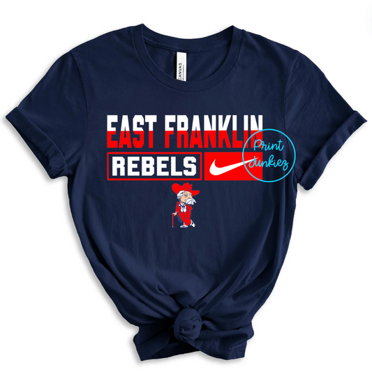 East Franklin Rebels Mascot