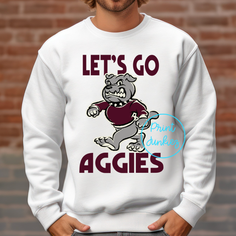 Let's Go Aggies Bulldog