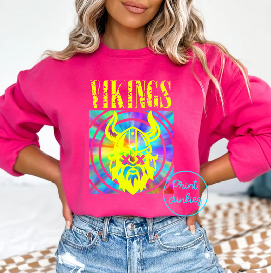 Vikings Tie Dye