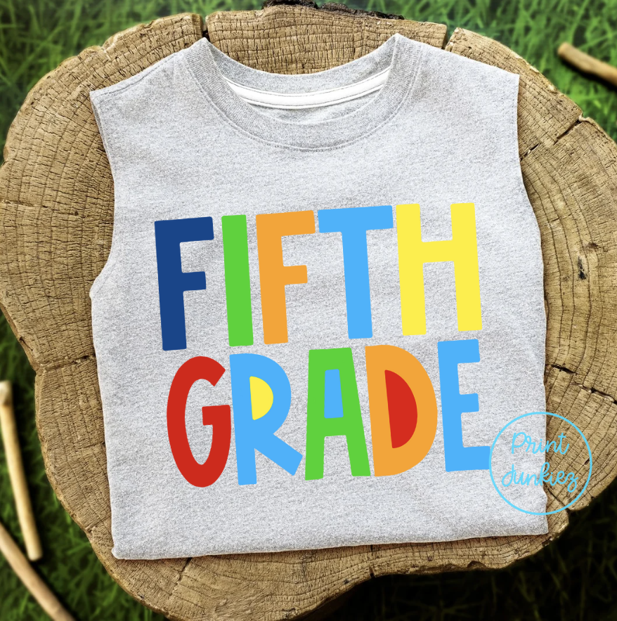 Fifth Grade Modern Alpha School Colors