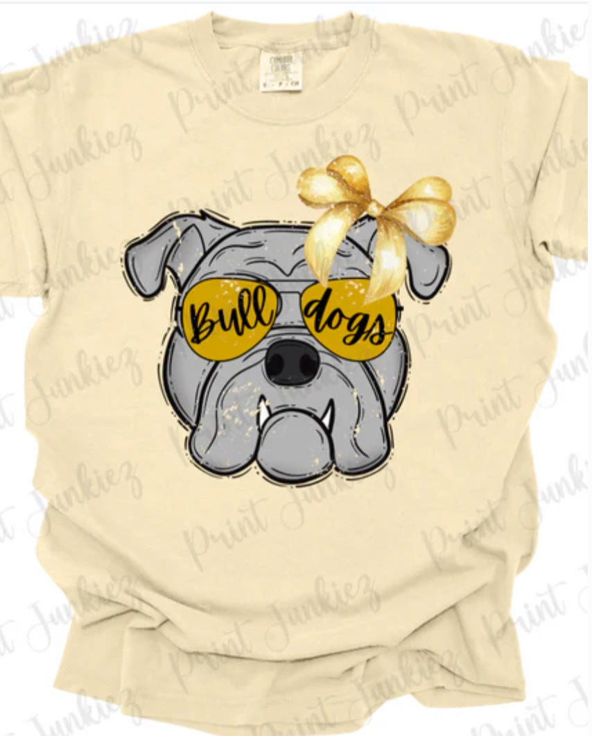 Preppy Mascot with Sunglass & Bow - CUSTOM - DTF