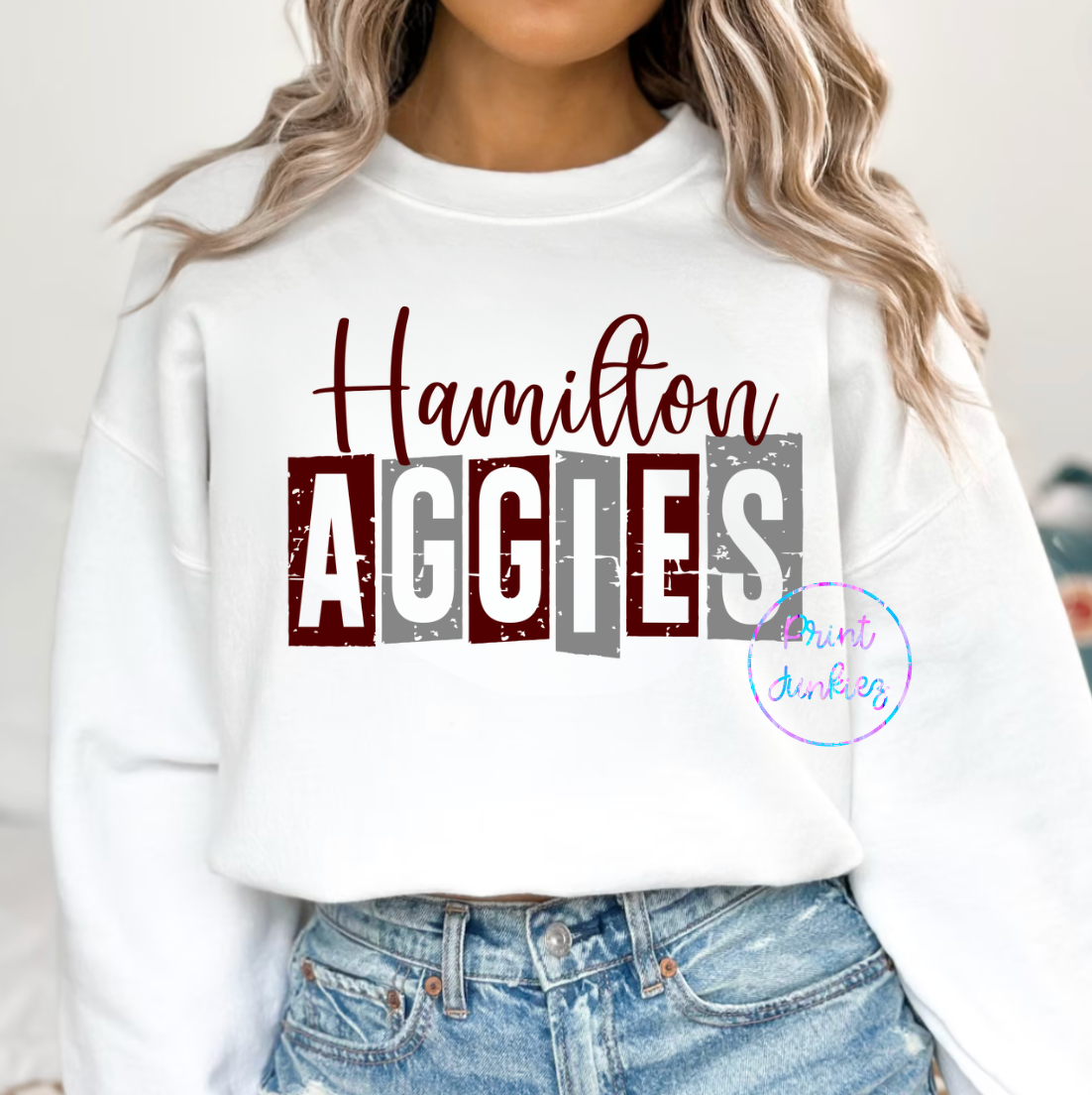 Hamilton Aggies Grunge