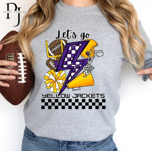 Let's Go Yellow Jackets - DIGITAL - DTF