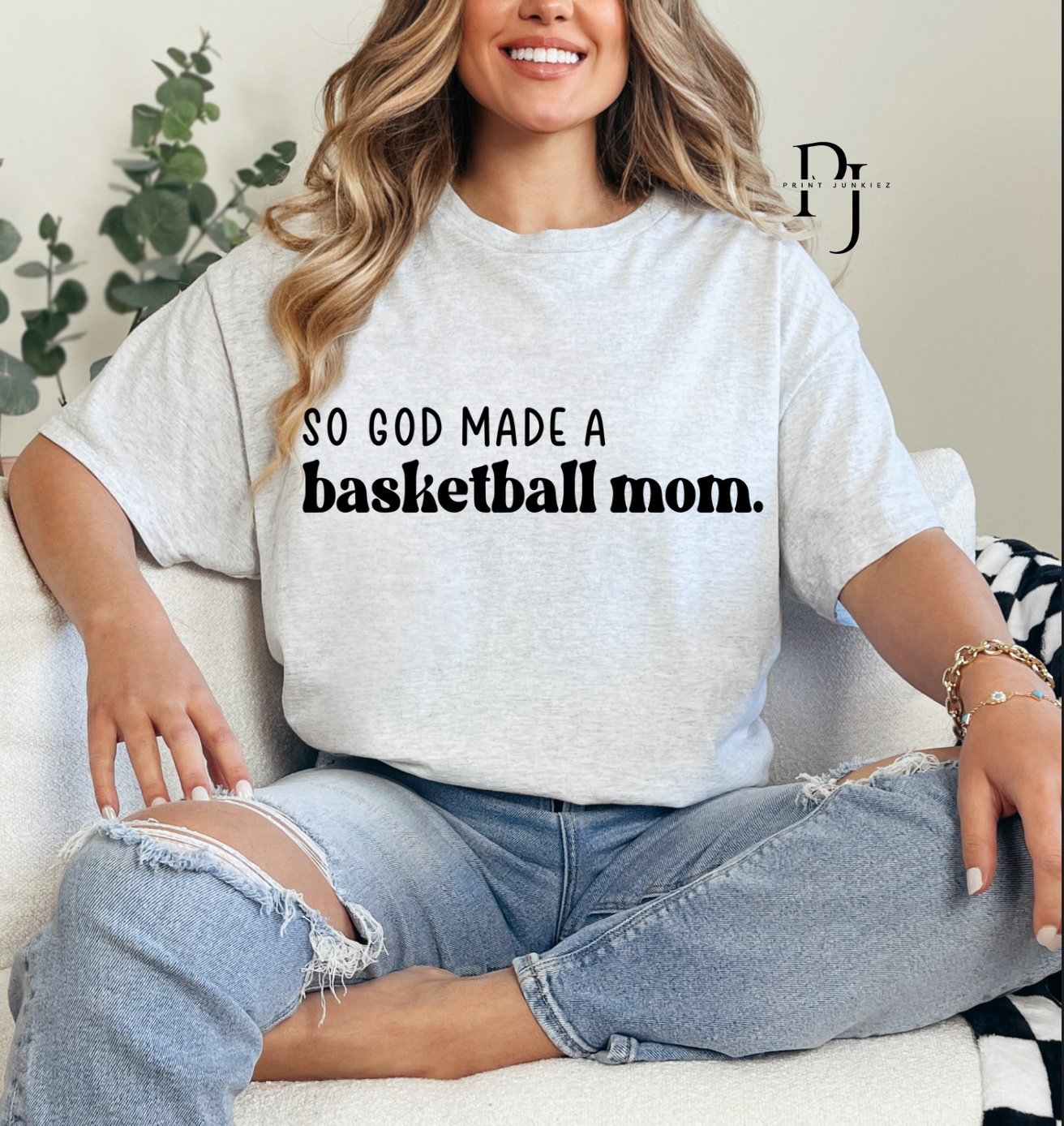 So God Made Me A Basketball Mom - DTF