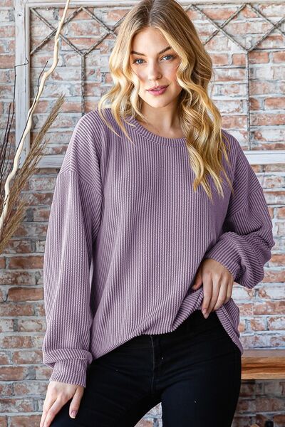 Lavender Long Sleeve Top