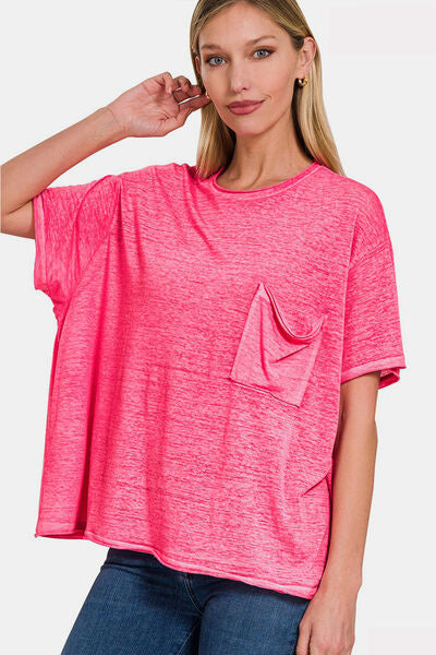 Fuschia Oversized Tee