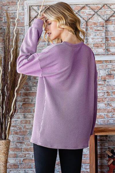 Lavender Long Sleeve Top