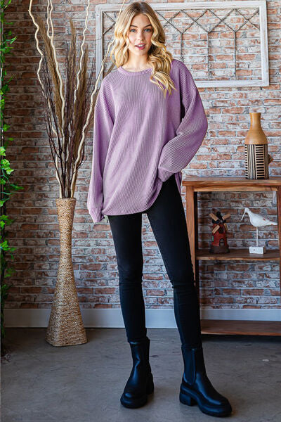 Lavender Long Sleeve Top