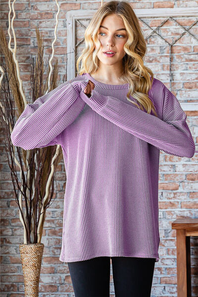 Lavender Long Sleeve Top