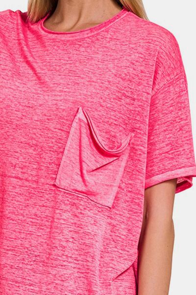 Fuschia Oversized Tee